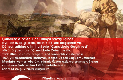 18 Mart Çanakkale Zaferimiz Kutlu olsun